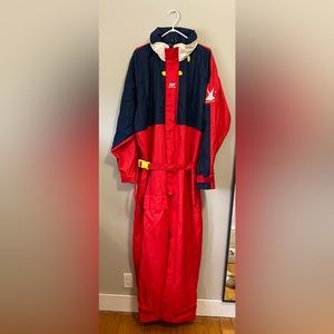 Helly Hansen Seawear One Piece Waterproof Suit Size Large Vintage